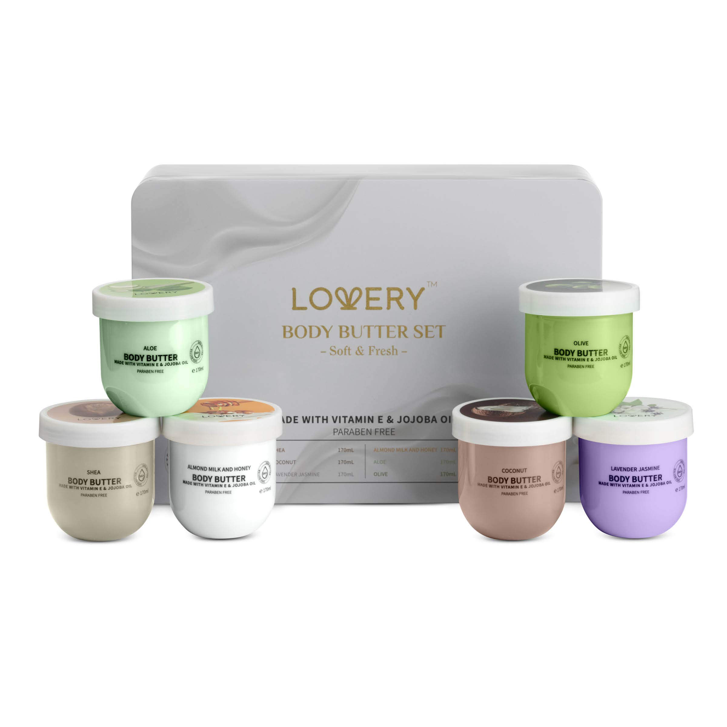 Valentine's Aromatherapy Body Butter Set - 36oz Spa Essentials