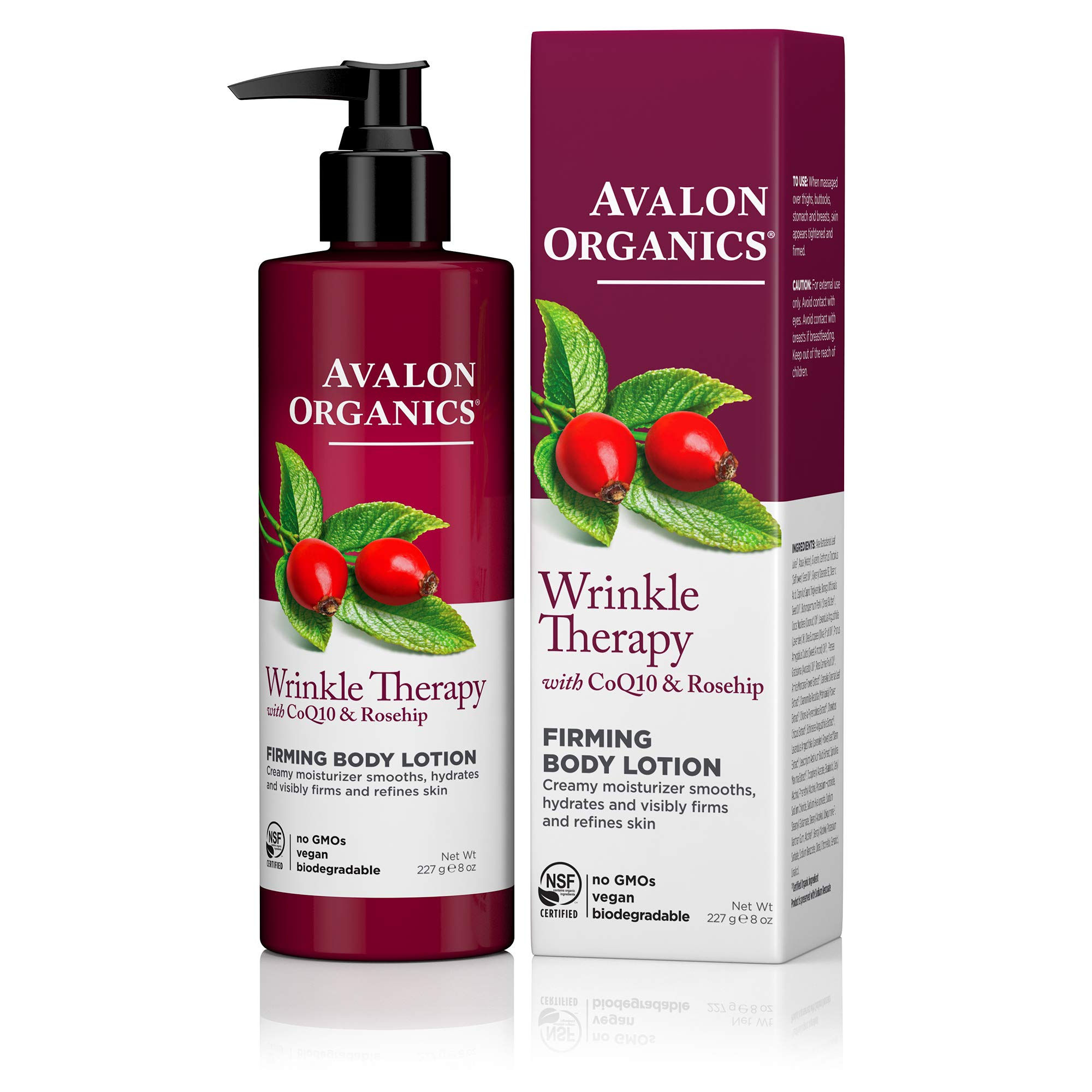 Avalon Organics CoQ10 Wrinkle Defense Lotion 8 Oz