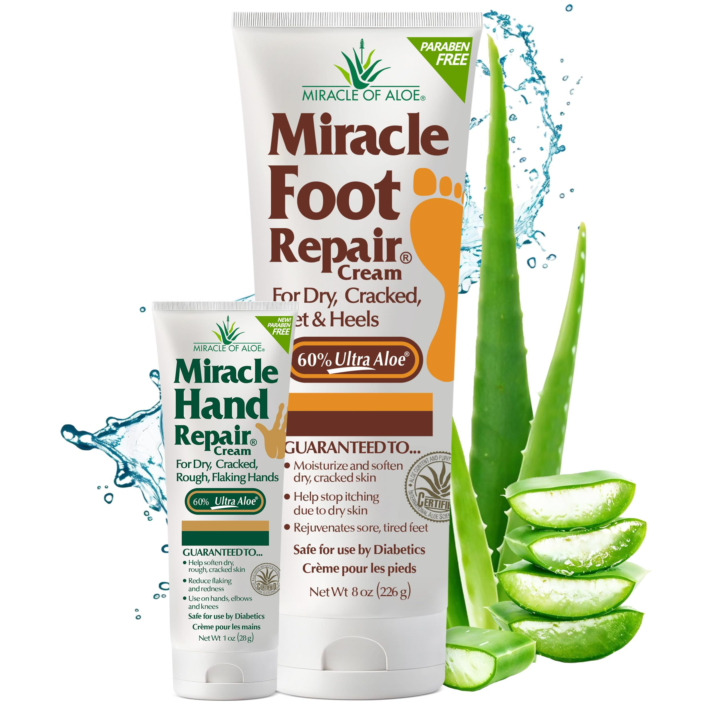UltraAloe Foot & Hand Repair Cream Combo