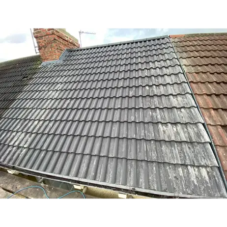 clean roof slates