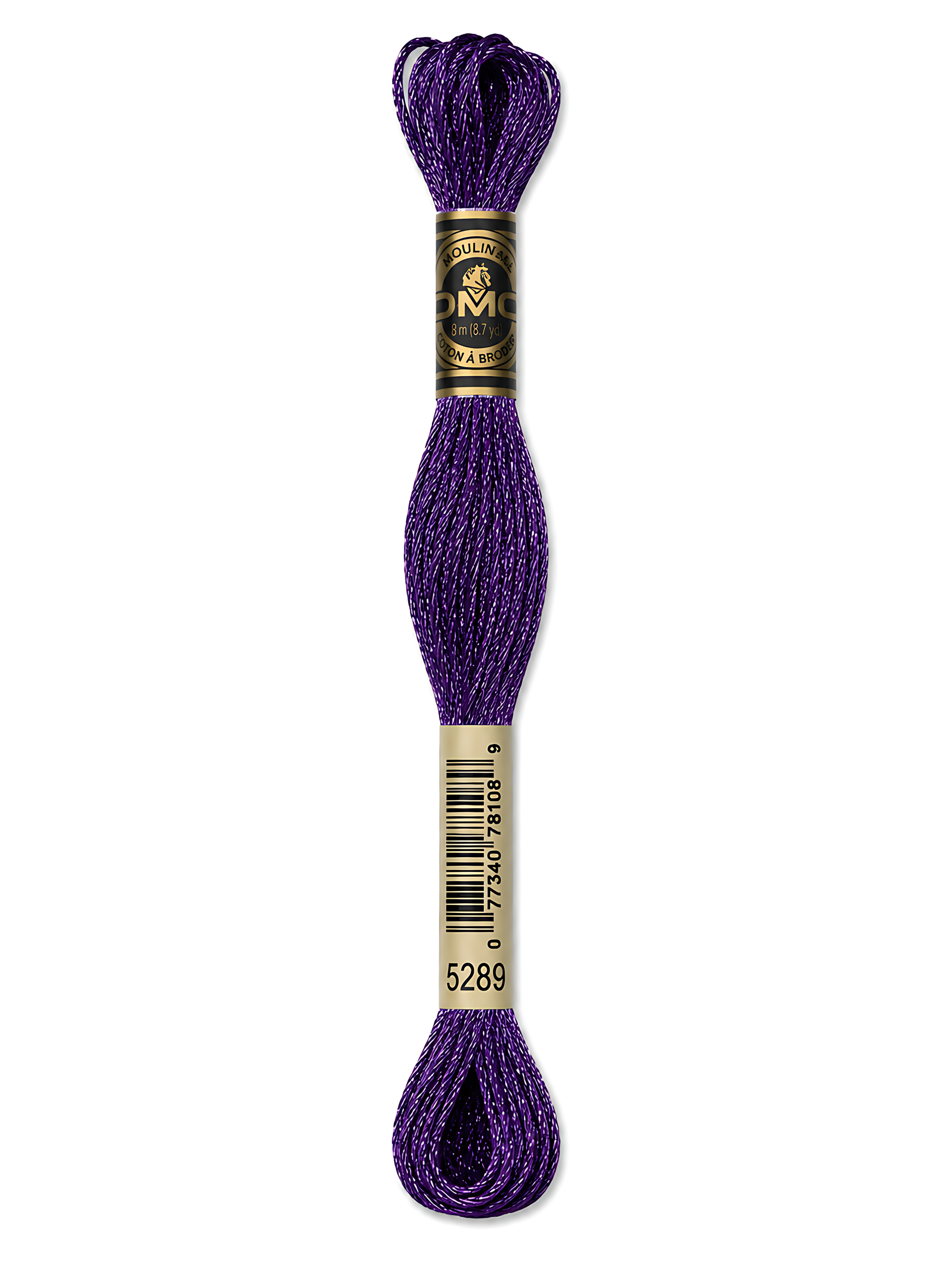DMC 5289 – Metallic Purple (Roxo Metálico)