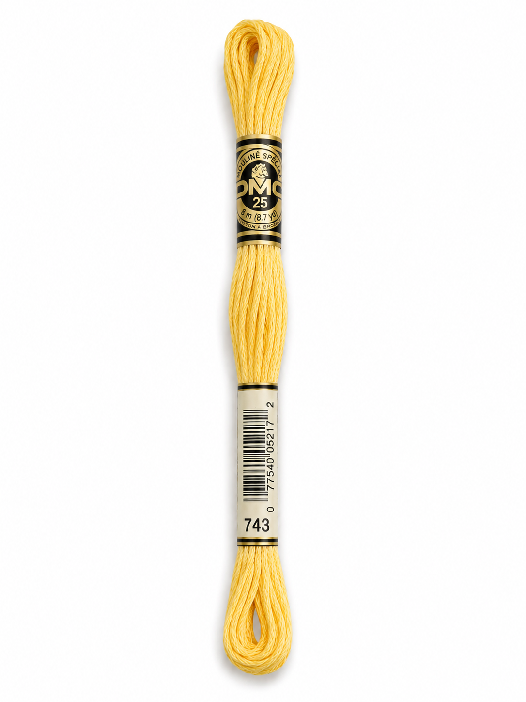 DMC Mouliné Spécial 25 — Cor 743