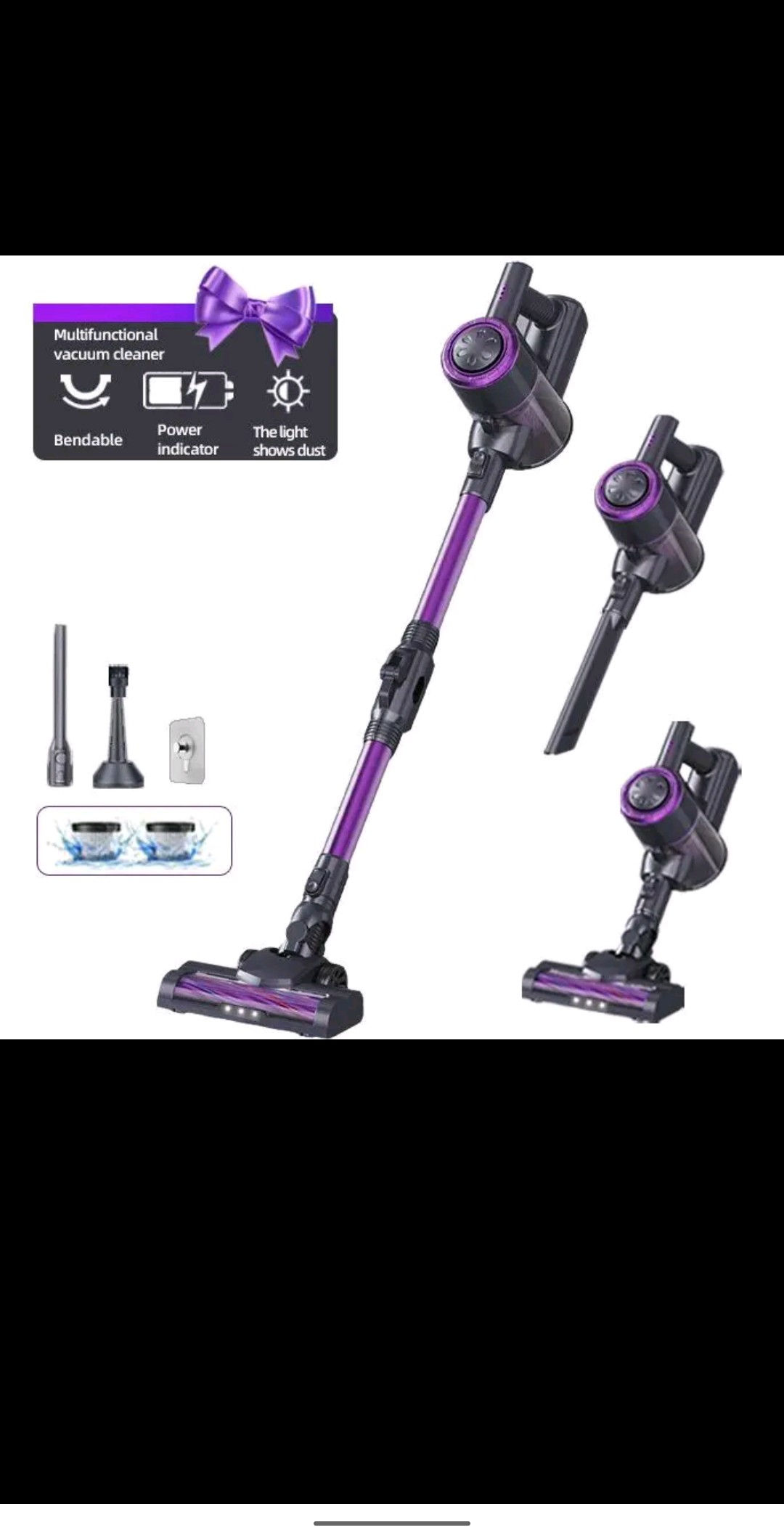 FixtFixer X6M 55kpa aspirapolvere cordless,350w 55  Minuti di durata