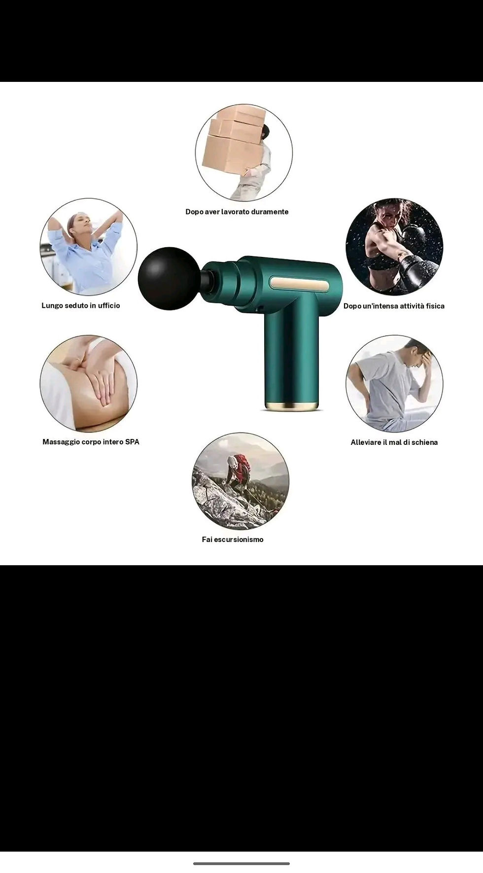 Miniatura: Strumento di massaggi portatile per fascia muscolare