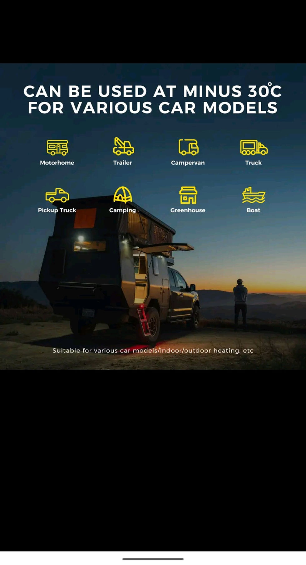 Miniatura: Sunster riscaldatore di aria calda da 8kw 12v/24v tutto in uno 