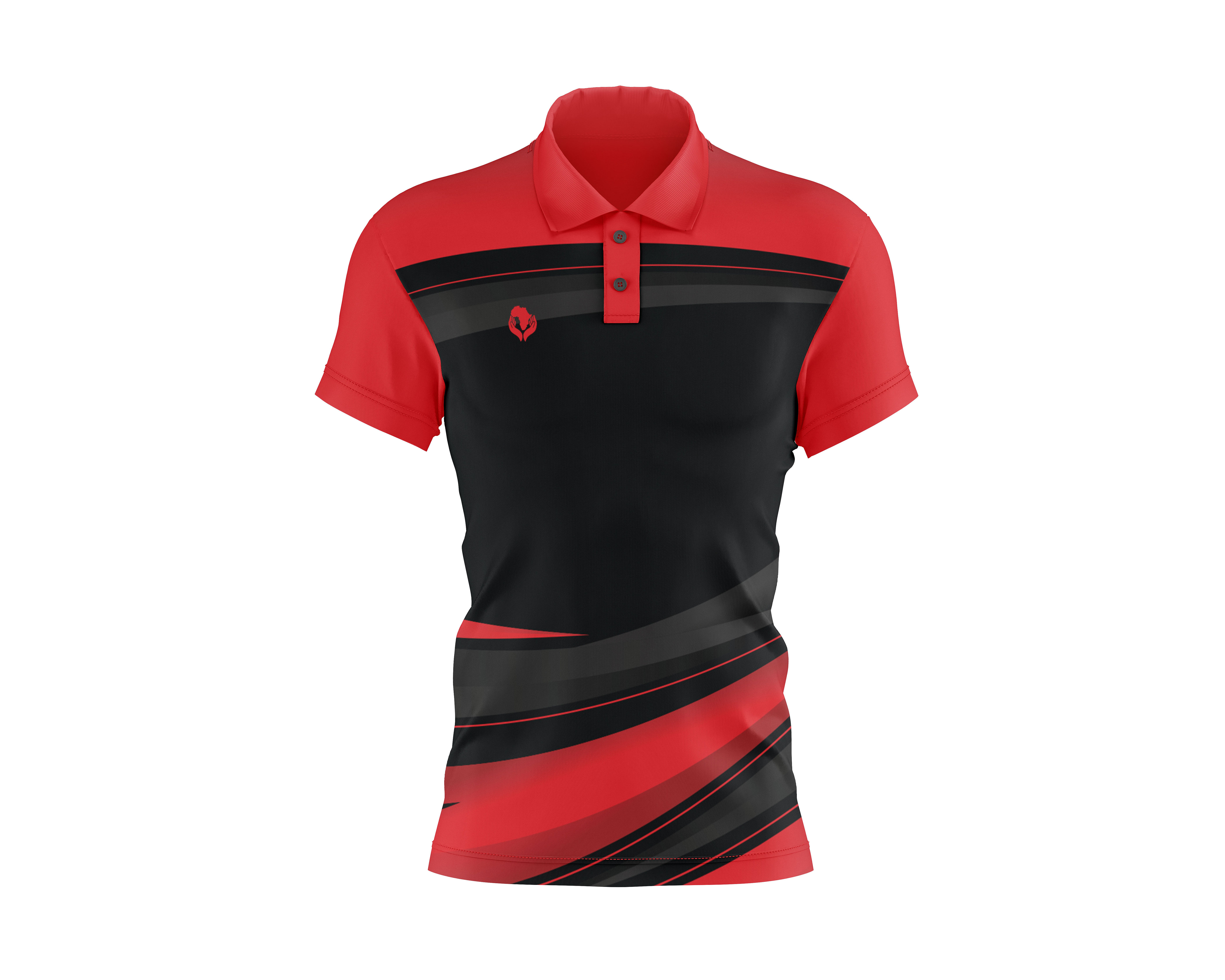 Red & Black Golfer