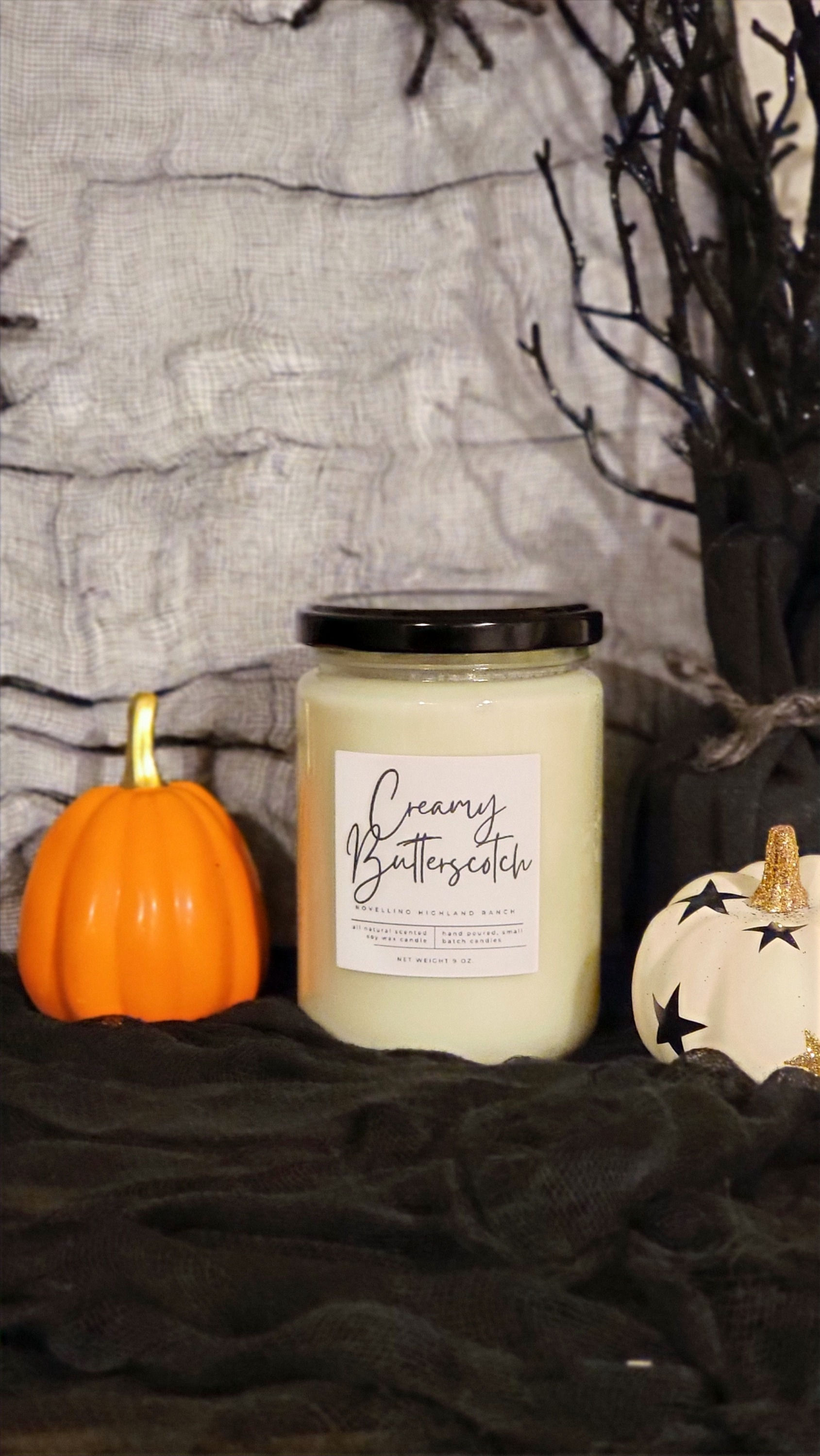 Creamy Butterscotch 12 Oz. Soy Candle