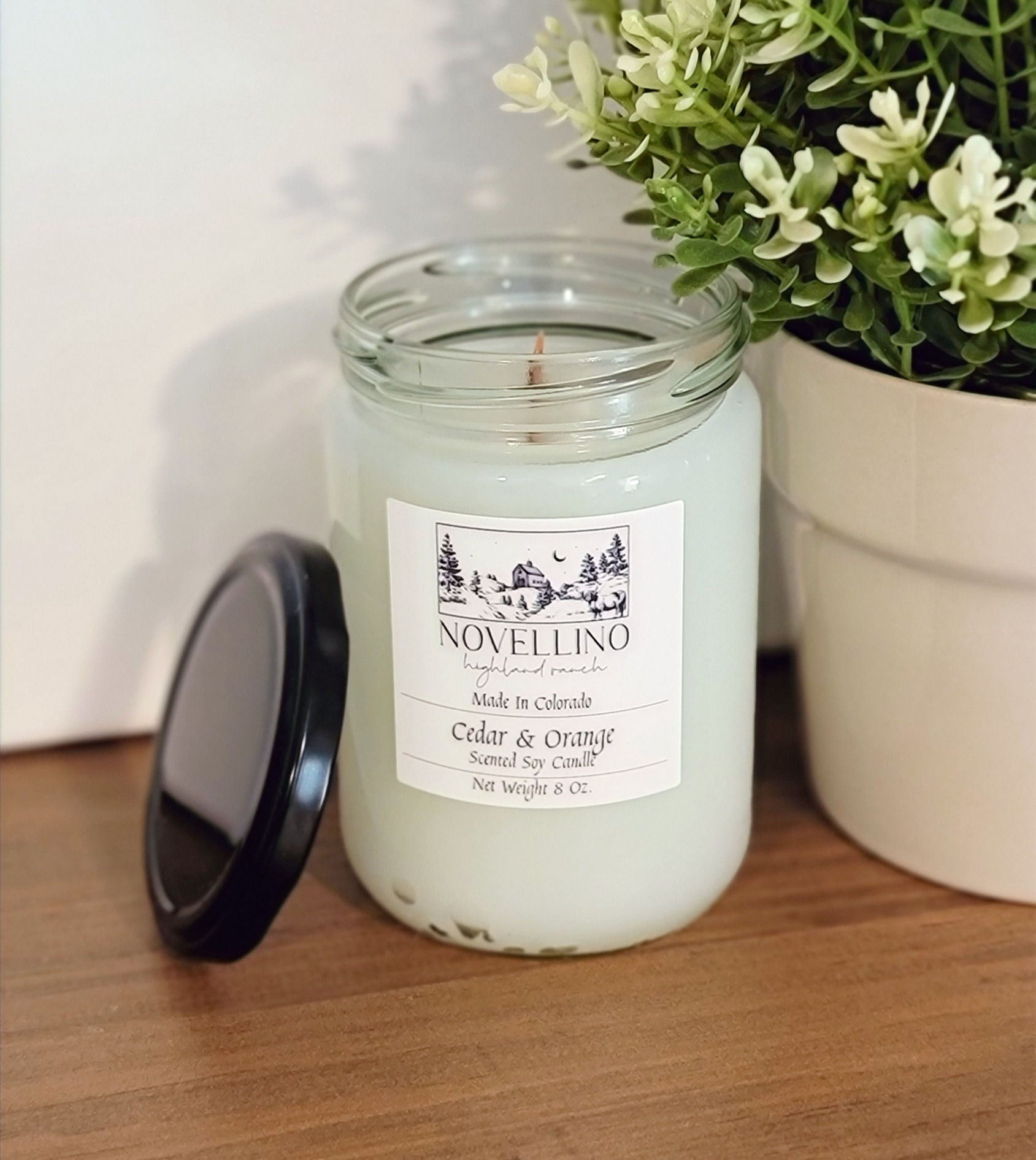 Cedar & Orange 12 Oz. Soy Candle