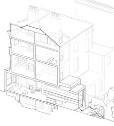 Renovation 3D view of property interior