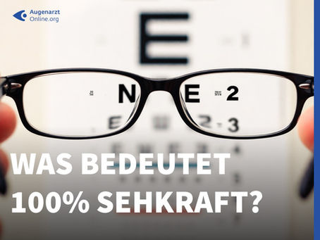 Was bedeutet 100% Sehkraft?