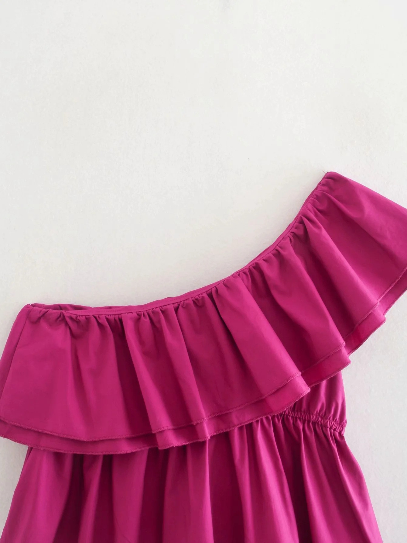 Asymmetrical Fashion Layered Linen Top for Women
