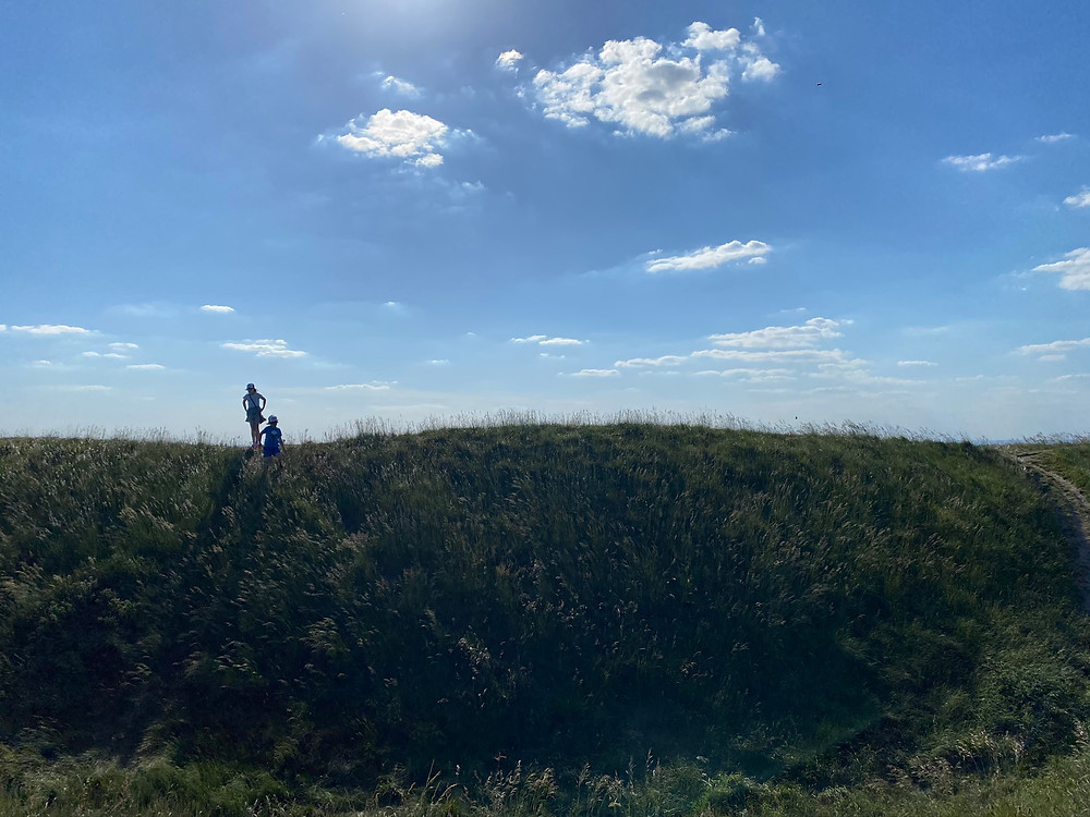 Visiting the Ancient Remains of Uffington Fort and White Horse. Get Outside!