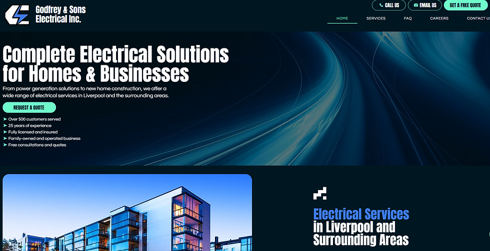 Electric Contractors Website