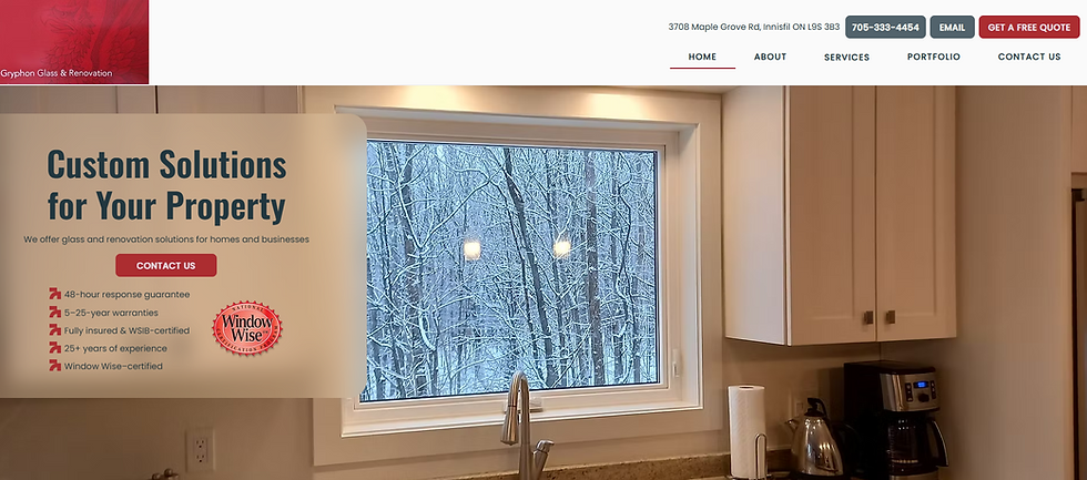Renovation & Home Improvements Website