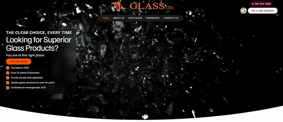 Auto Glass Website