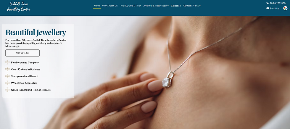 Jewellers Retail Website
