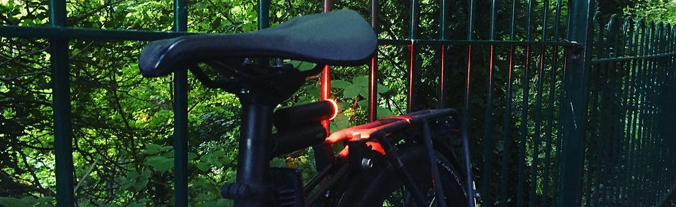 Rear light on customer bike