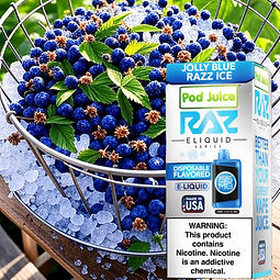 RAZ Jolly Blue Razz Ice Nicotine SALT E-Liquid