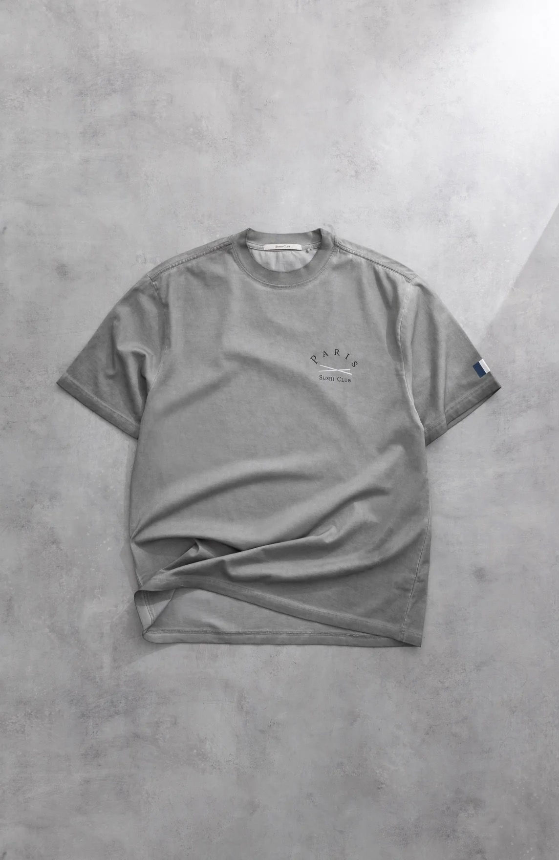 Paris Sushi Club PSC Flag Relaxed Tee V3 - Oil Washed