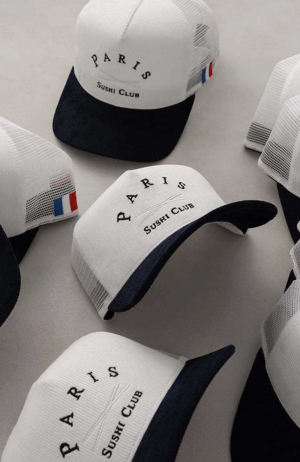 Thumbnail: Paris Sushi Club PSC 5 Panel Flag Corduroy Trucker