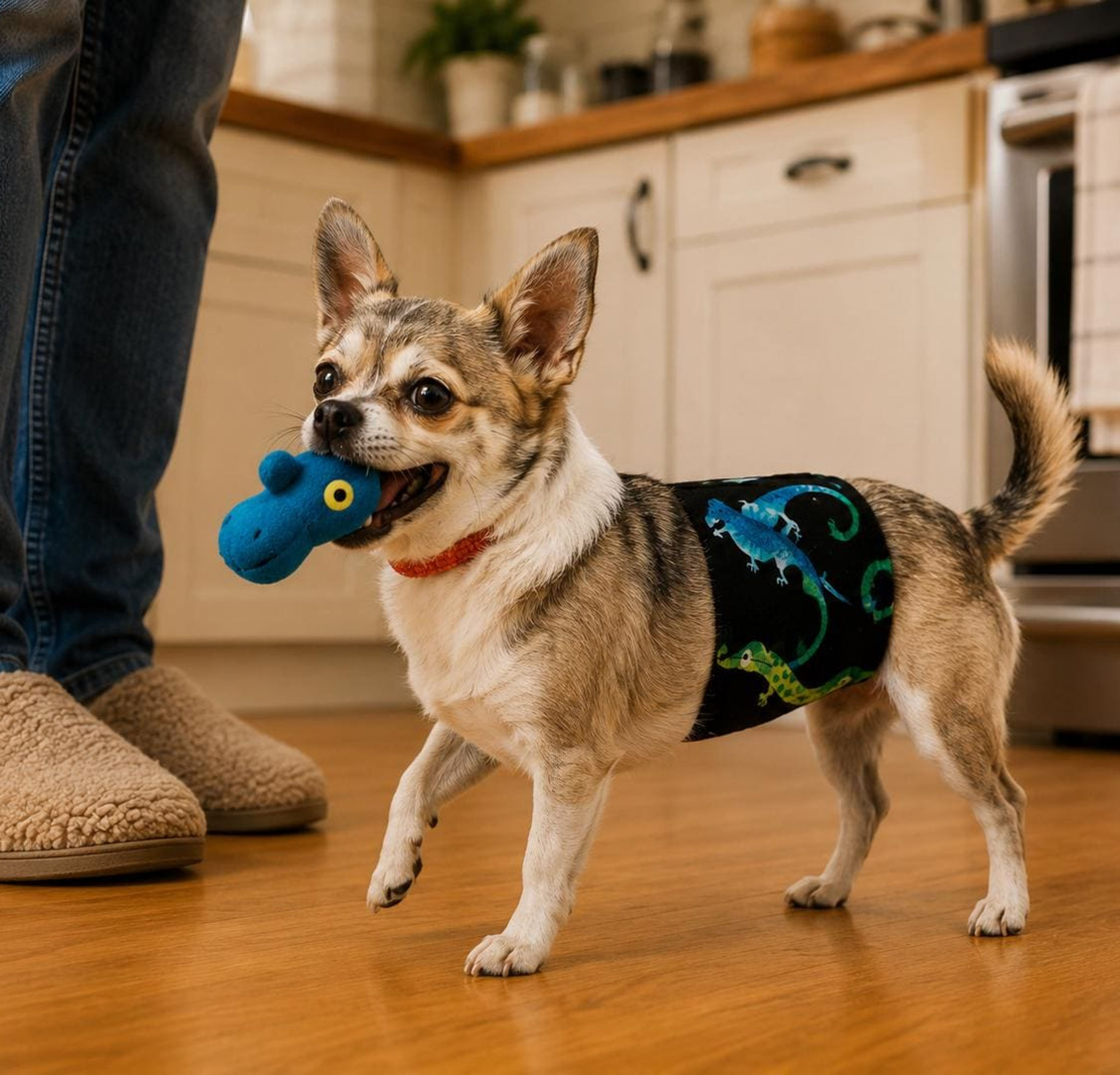 Male Dog Belly Band, Ready to Ship Washable Dog Diaper for Incontinence