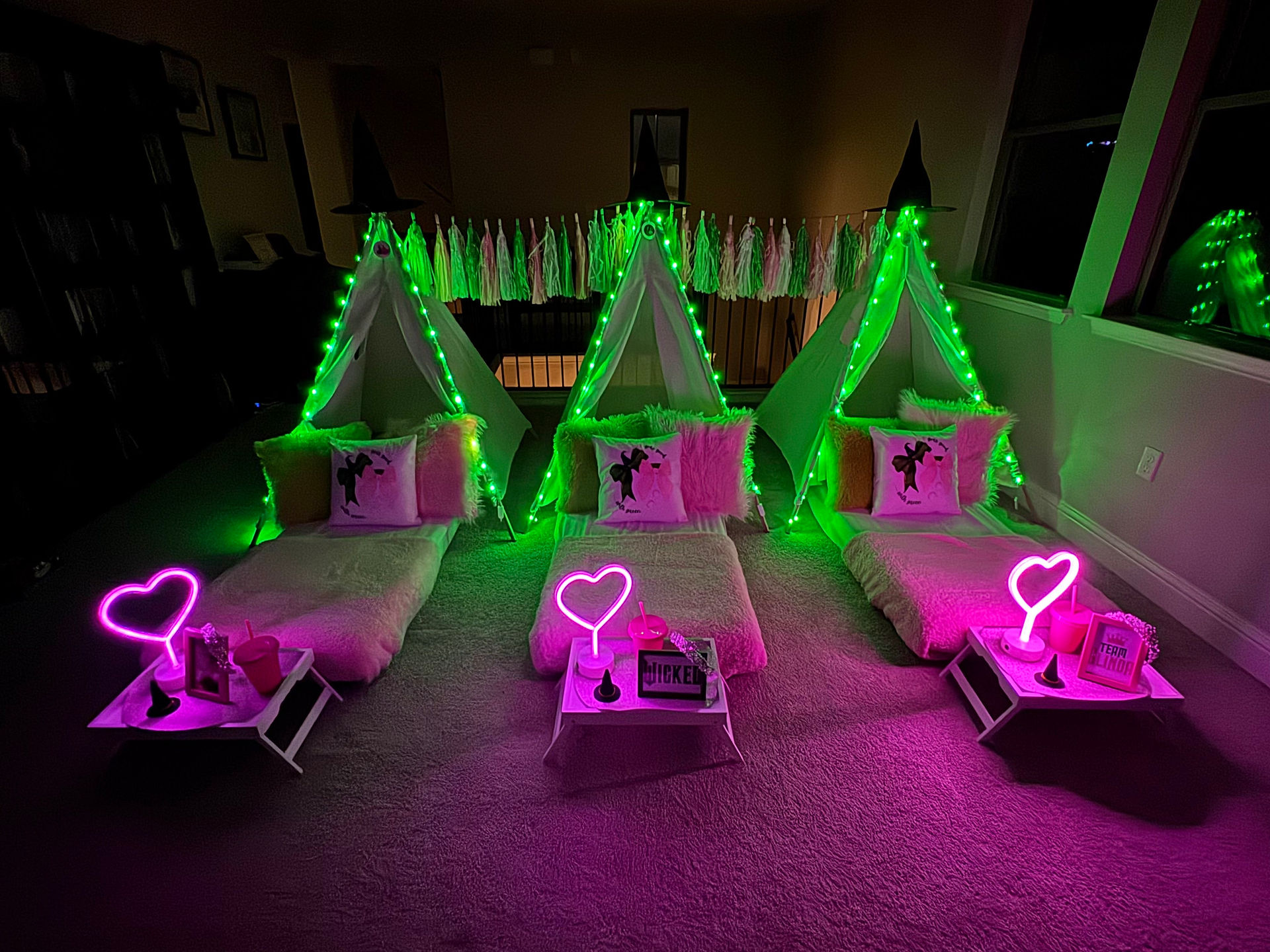 Wicked Sleepover Tents from South Austin Sleepover Tents provide a magical night of fun!