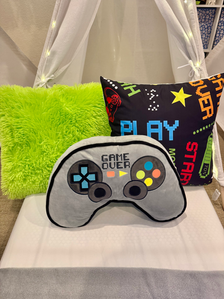 Video game-inspired decorations featured at a sleepover party