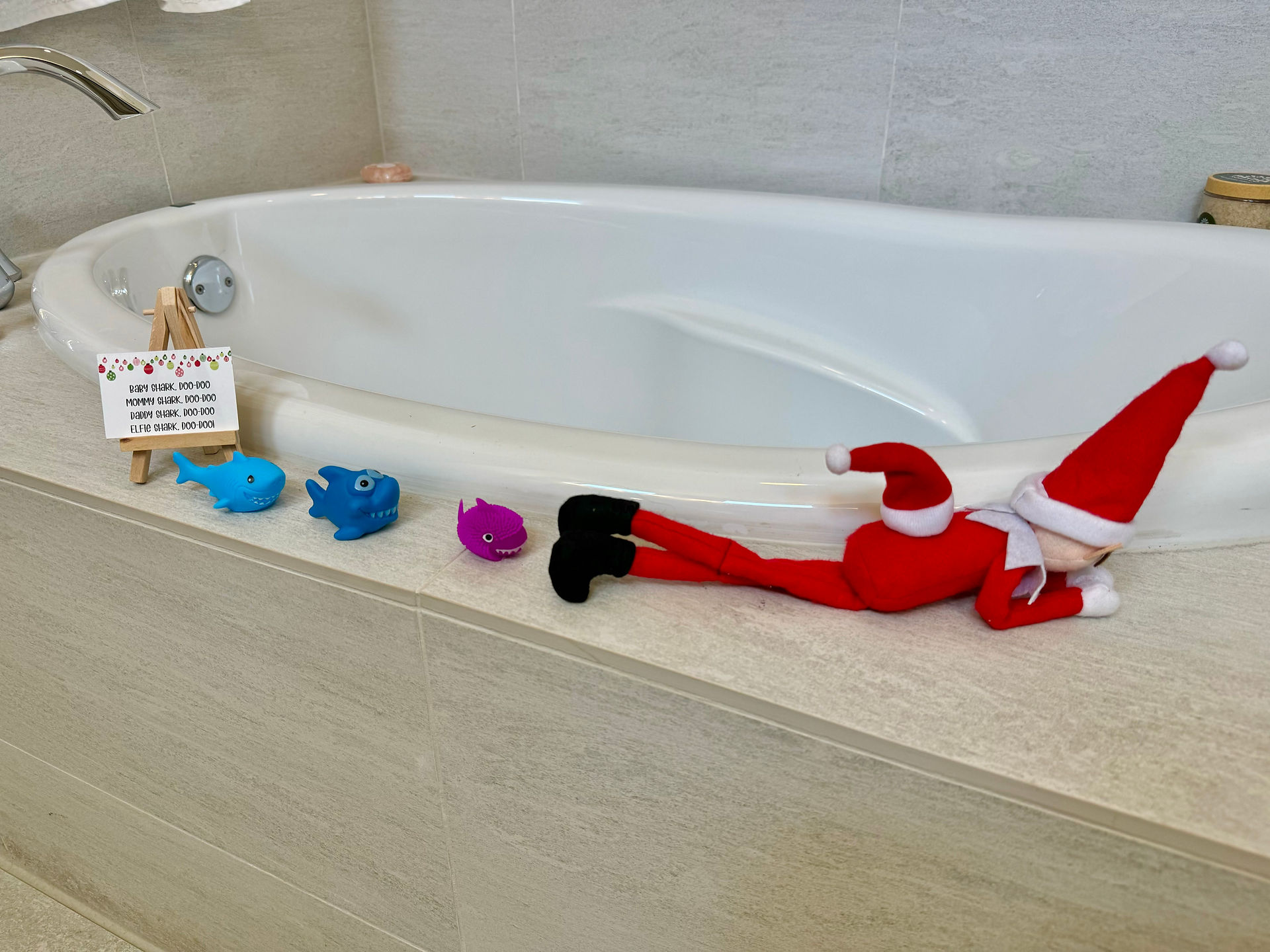 Elf Kit activity with Baby Shark.