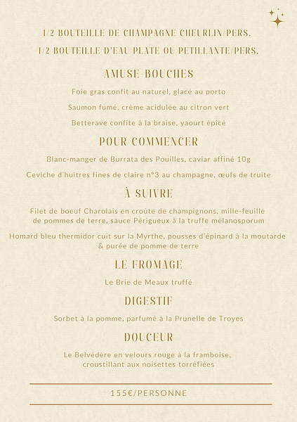 MENU NOUVEL AN