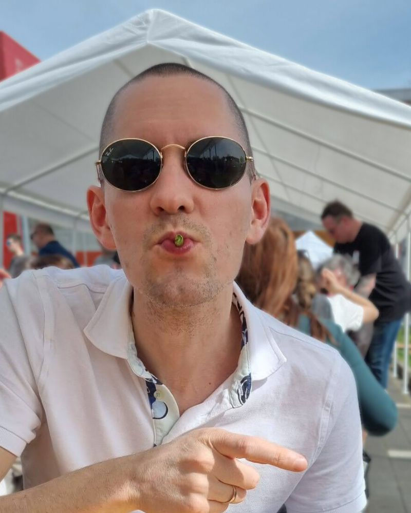 Peer Jürgens Sonnenbrille essen