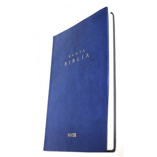 BIBLIA NVI ULTRAFINA VINIL AZUL