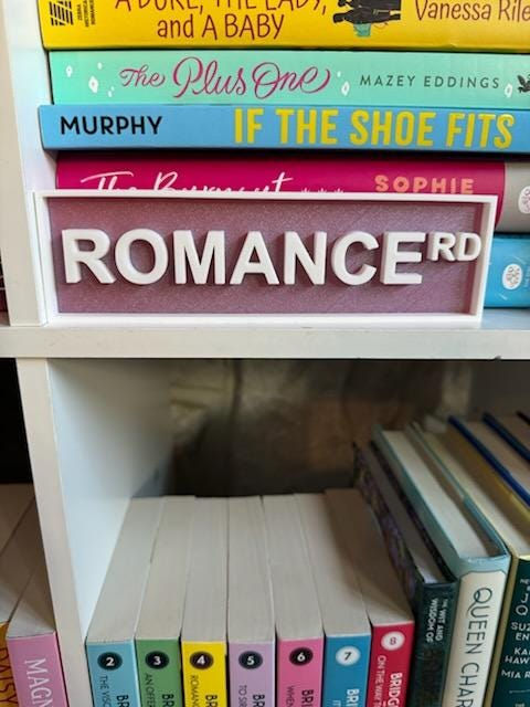 Thumbnail: Book Genre Street Sign: Custom Library Decor