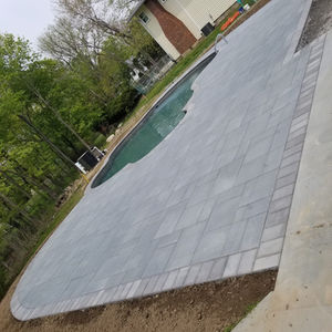 pavers pool deck