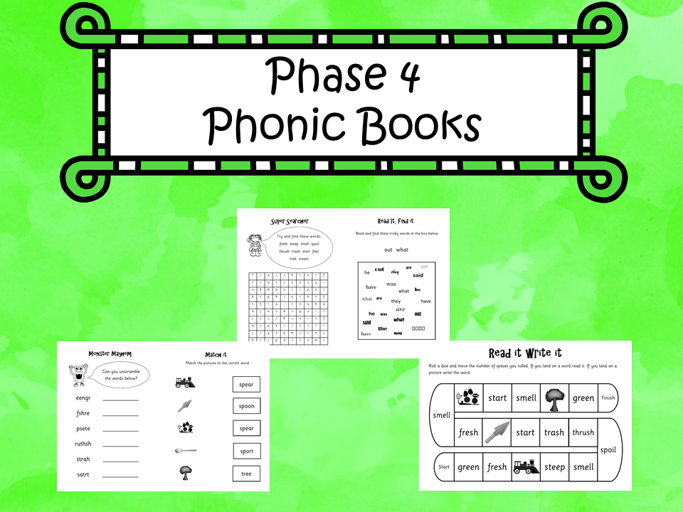 phase 4 phonic books