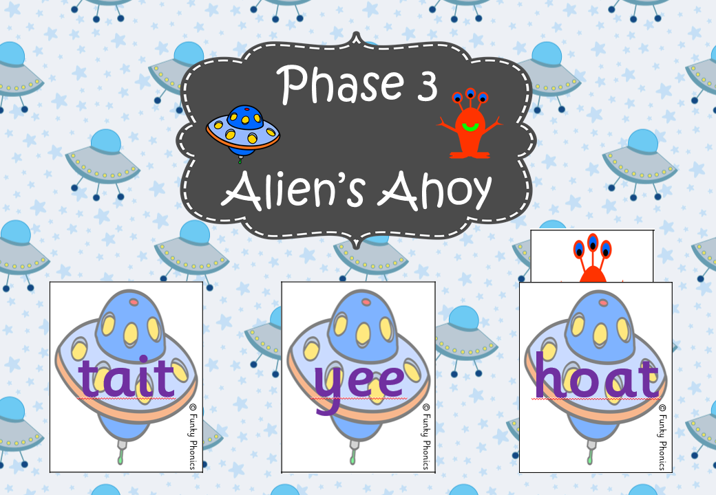 Phonics Screening Phase 3 Aliens Ahoy FunkyPhonics