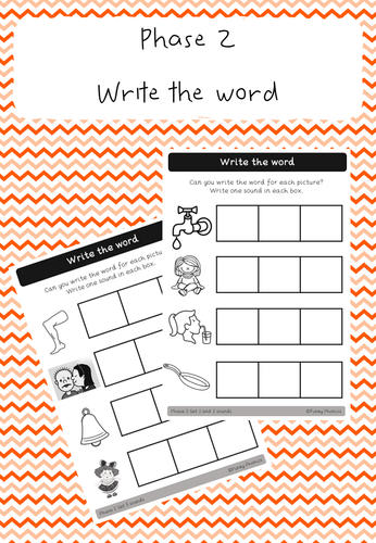 Phase 2 - Write the word | FunkyPhonics