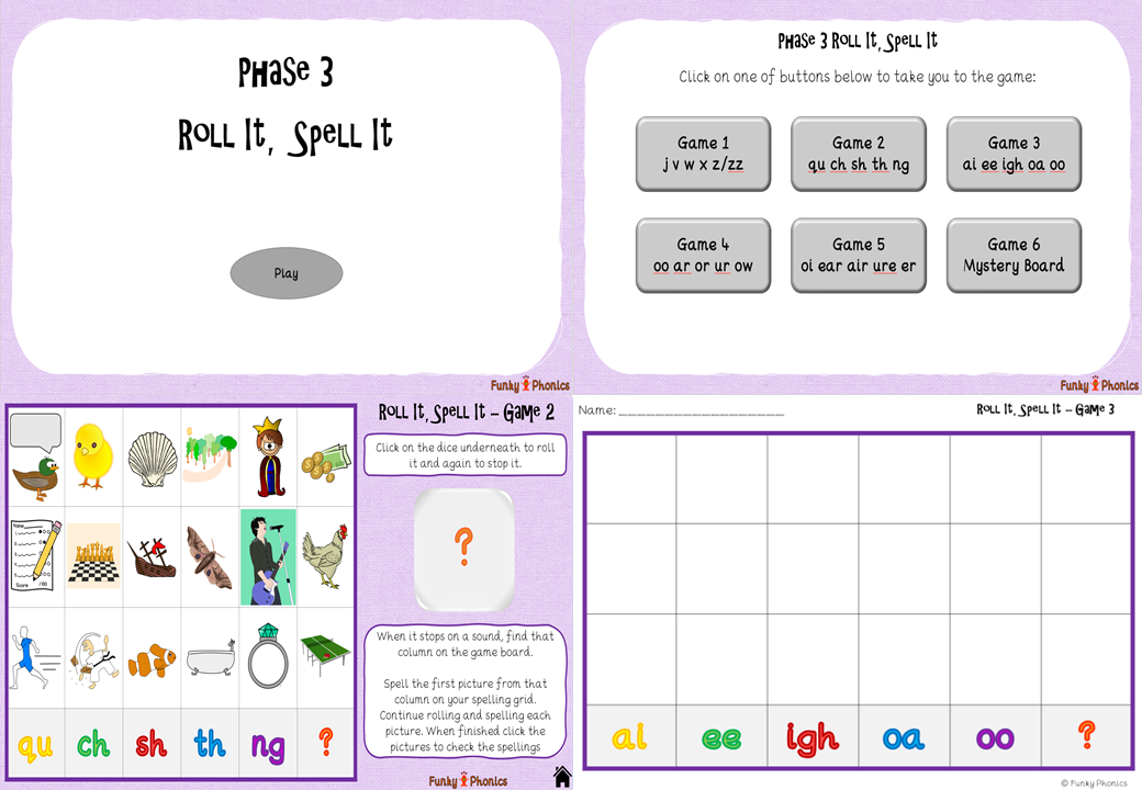 Phase 3 - Roll It, Spell It (Digital Version)