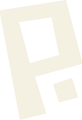 The letter "P" with a period next to it