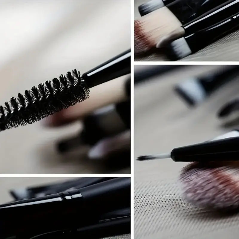 Thumbnail: Makeup Brushes Set Premium Synthetic Kabuki Foundation Concealers Powder Blush B