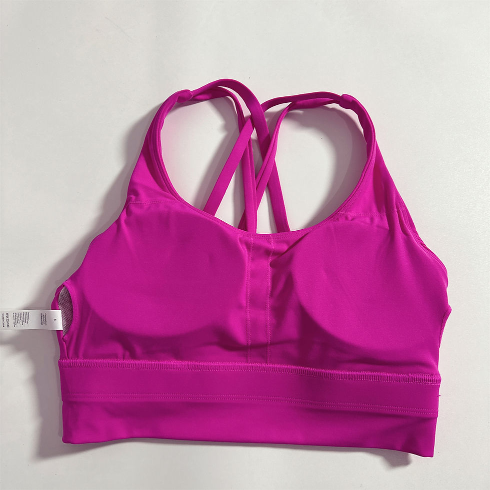 Thumbnail: Solid Color Soft Cross Back Women Fitness Bra Tights Yoga Vest High Strength Sho
