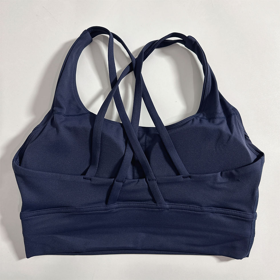Thumbnail: Solid Color Soft Cross Back Women Fitness Bra Tights Yoga Vest High Strength Sho