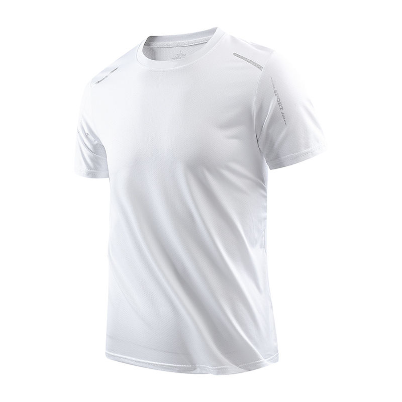 Thumbnail: CHRLCK Men's Running Quick Drying T-shirts Breathable Hiking Fishing Tees Soft E