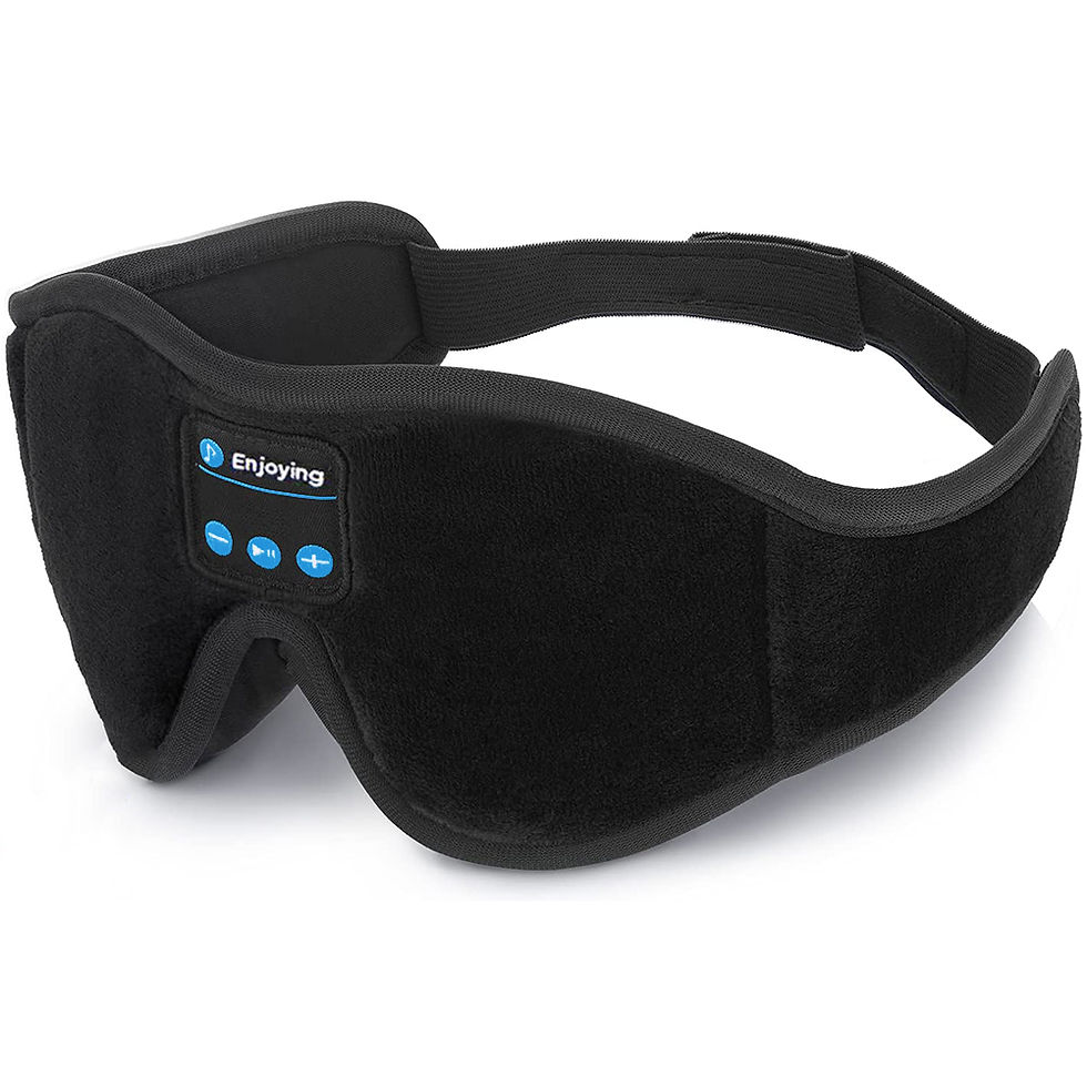 Thumbnail: Mask For Sleep Headphones Bluetooth 3D Eye Mask Music Play Sleeping Headphones w