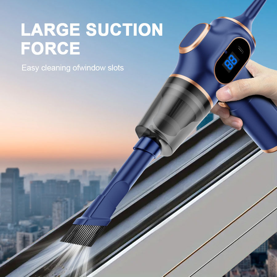 Thumbnail: NEW ABS Wireless Car Vacuum Cleaner Home Appliance Sofa Office High-Power Househ