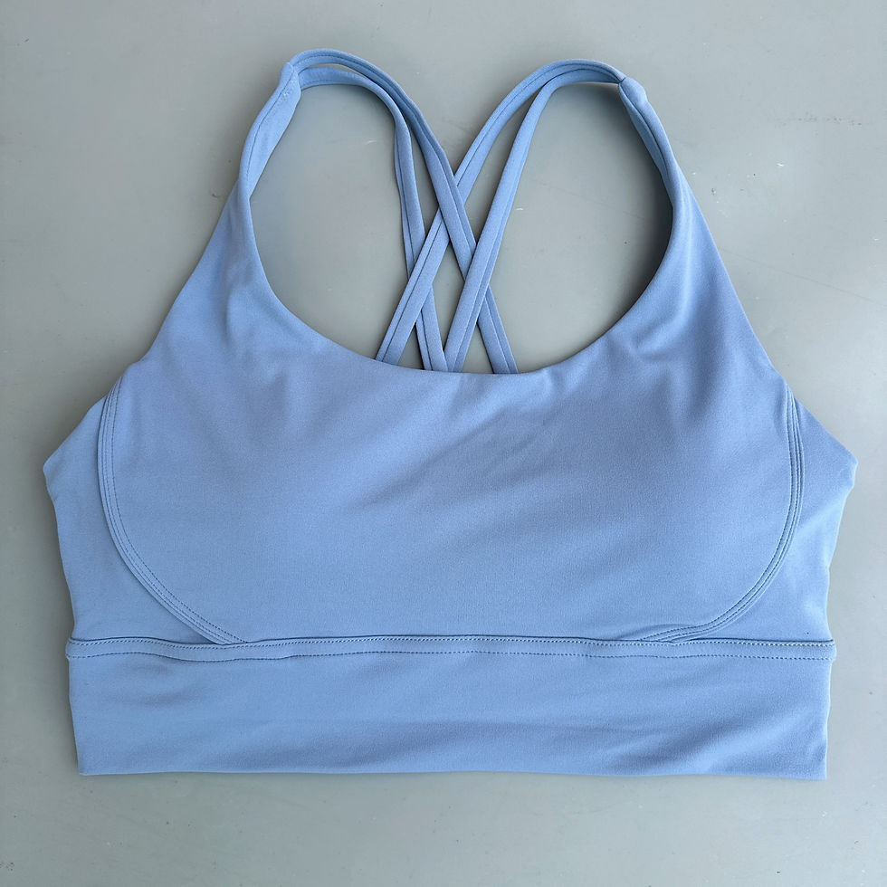 Thumbnail: Solid Color Soft Cross Back Women Fitness Bra Tights Yoga Vest High Strength Sho