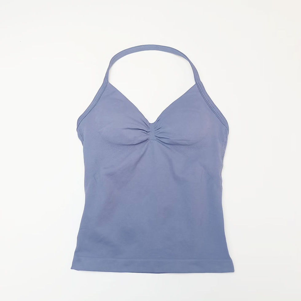 Thumbnail: NCLAGEN Impact Longline Strappy Top Sports Yoga Vest Women's Fitness Tank Top Gy