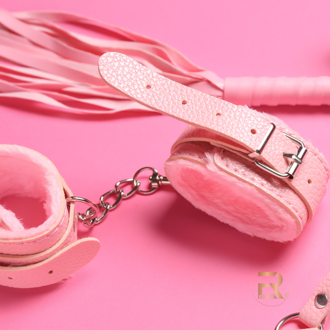 Algemas de couro aveludadas