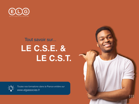 TOUT SAVOIR SUR : LE CSE ET LE CST
