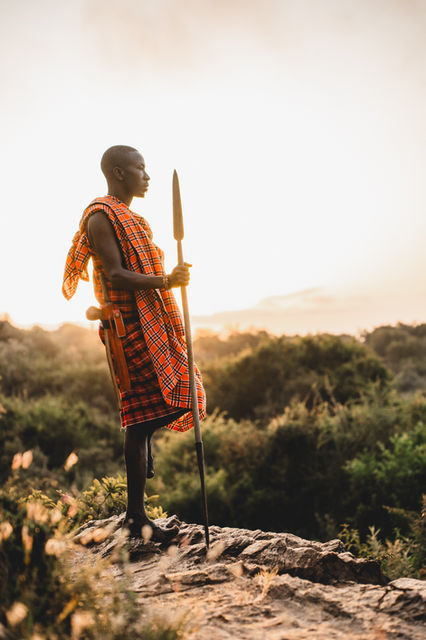 Maasai man