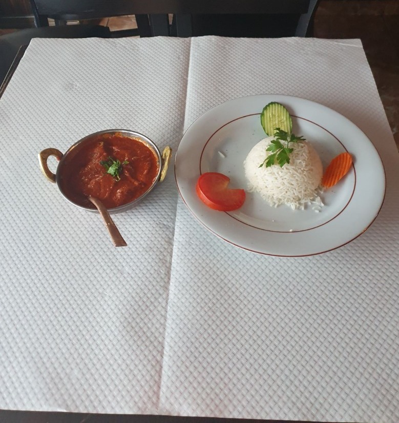 Arranged Food and Objects